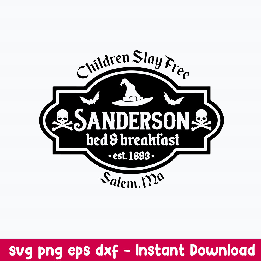 Children Stay Tree Saderson Bed Breakfast Est 1693 Svg, Hocus Pocus Svg, Png Dxf Eps File.jpeg