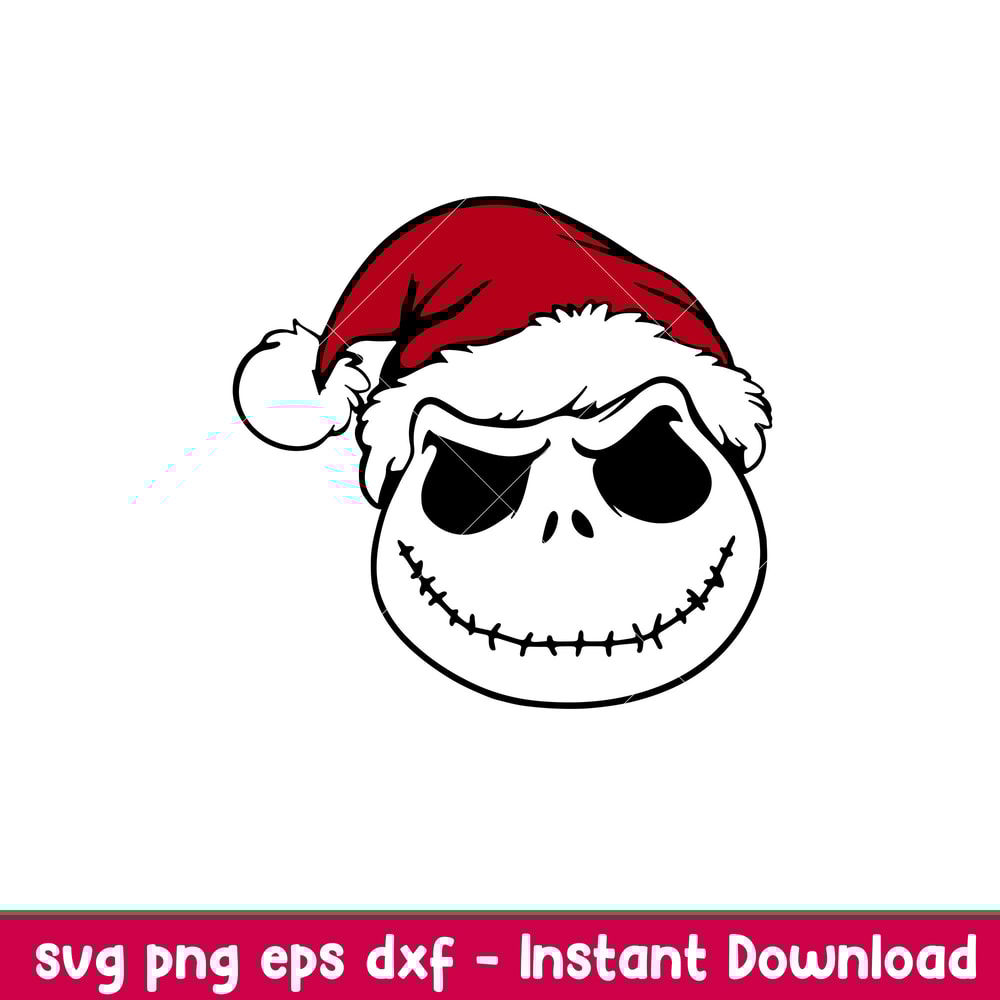 Christmas Jack, Christmas Jack, Christmas Svg, Disney Christmas Svg, Santa Claus Sv.jpeg