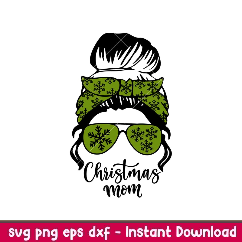 Christmas Mom, Christmas Mom Svg, Mom Life Svg, Merry Christmas Svg, png, eps, dxf file.jpeg