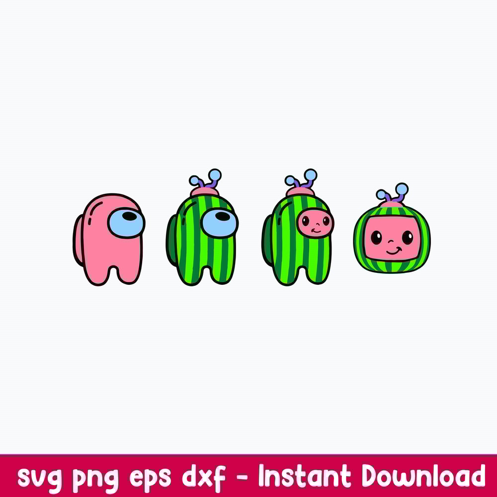 Cocomelon Among Us Svg, Cocomelon Svg, Among Us Svg, Png Dxf Eps File.jpeg