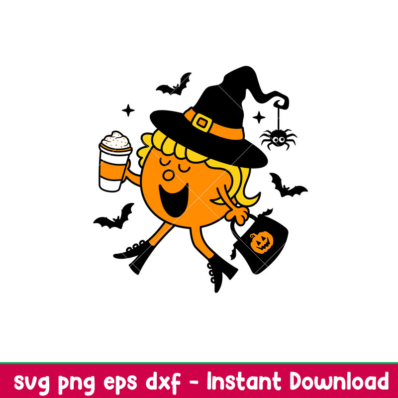 Little Miss Halloween Queen, Little Miss Halloween Queen Svg, Halloween Svg, Spooky Season Svg, Trick or Treat Svg, png, dxf, eps file.jpeg