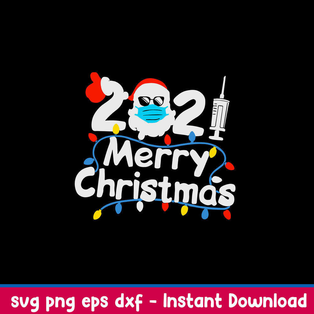 Matching Family Xmas Pajama Quarantine Svg, Santa Claus Hat Svg, Merry Christmas Svg, Png Dxf Eps File.jpeg