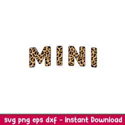 mini leopard skin svg, mini leopard svg, png dxf eps file