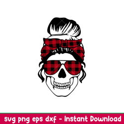 mom life skull buffalo,mom life skull buffalo svg, christmas mom svg, merry christmas svg, png,dxf,eps file