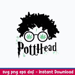 potthead svg, harry potter svg, png dxf eps file