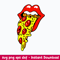 Rolling Stone Pizza SVg, The Rolling Stone Svg, Pizaa Svg, Png Dxf Eps File.jpeg