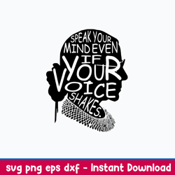 ruth bader ginsburg svg, notorious rbg svg, ginsburg quote svg, png dxf eps file