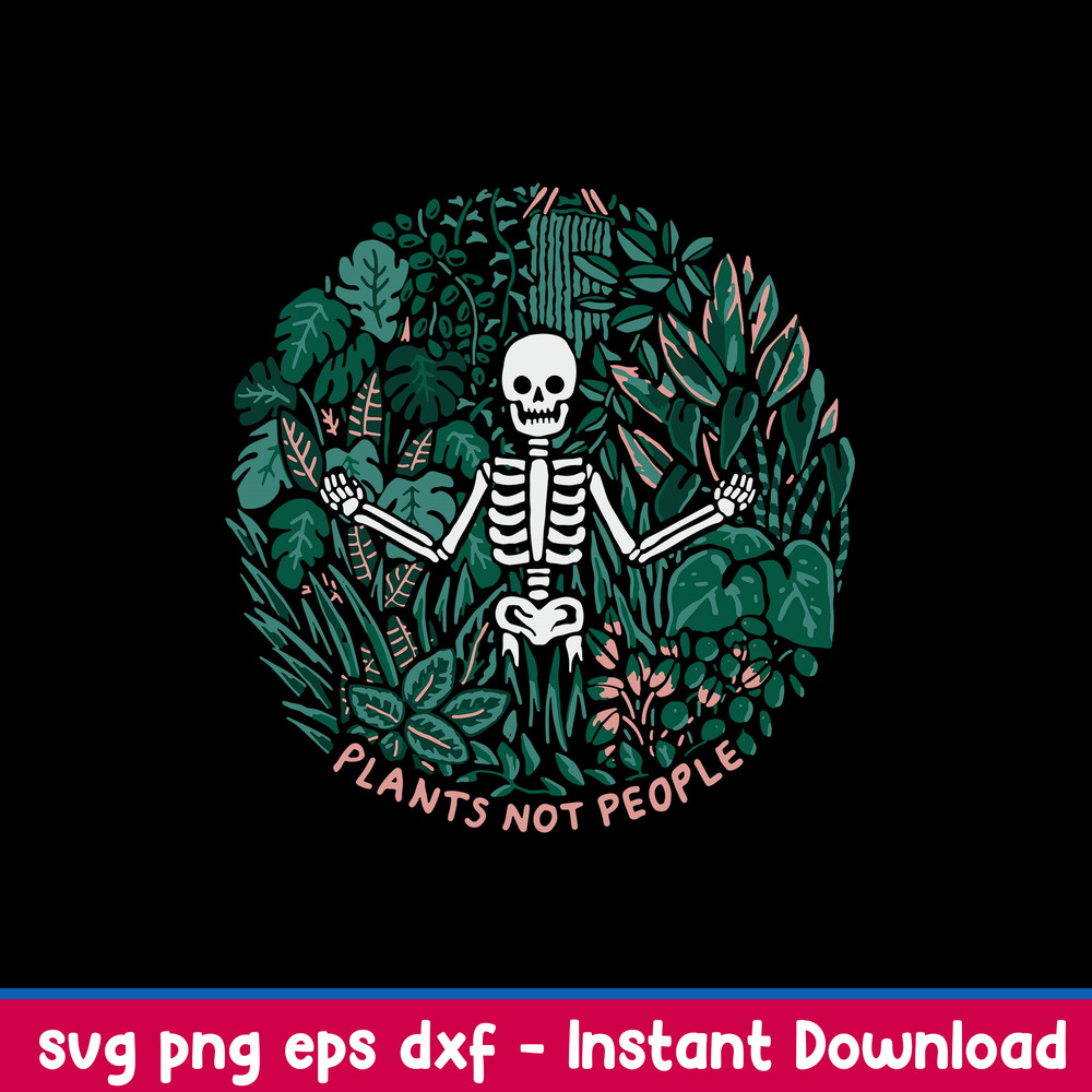 Skeleton Plants Not People Svg, Png Dxf Eps File.jpeg
