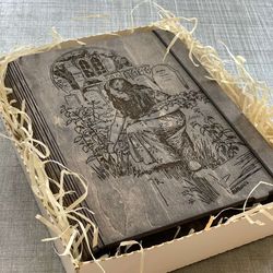 wood journal, personalized wooden sketchbook, fancy notebook a5, refill sketch book, custom engraving, personalized gift