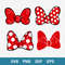 Minnie Bow Bundle Svg, Minnie Bow Svg, Minnie Mouse Svg, Disney Svg, Png Dxf Eps File.jpeg