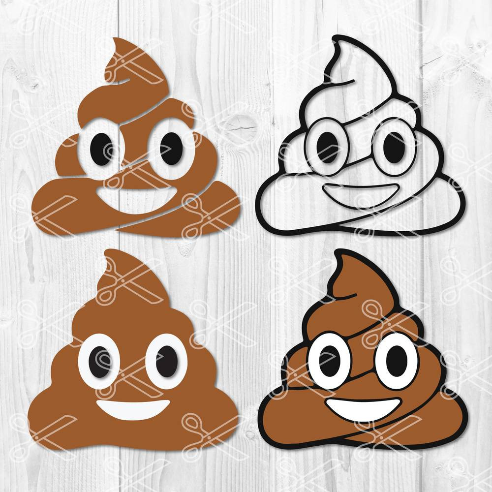 Poop Emoji Bundle Svg, Poop Emoji Svg, Emoji Svg, Poop Svg, Funny Svg, Png Dxf Eps Digital File.jpg