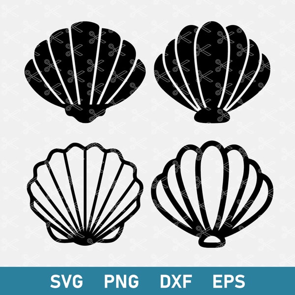 Sea shell Bundle Svg, Shell Svg, Beach Shell Svg, Sea Shell | Inspire ...