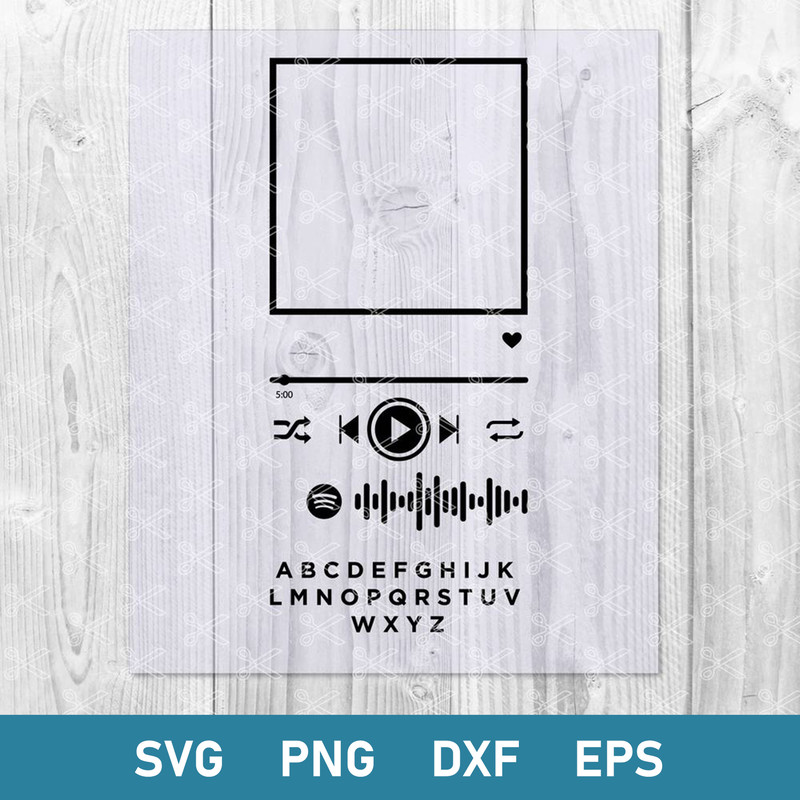 Spotify Glass Song Art Music Player Svg, Spotify Glass Svg, Music Svg, Png Dxf Eps File.jpg