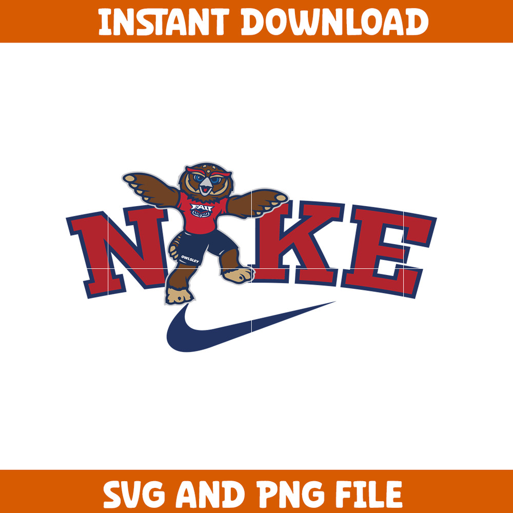 Florida Atlantic University Svg, Florida Atlantic logo svg, Florida Atlantic University, NCAA Svg, Ncaa Teams Svg (27).png