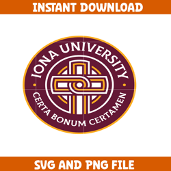 iona gaels svg, iona gaels logo svg, iiona gaels university svg, ncaa svg, sport svg, digital download (18)