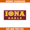 Iona gaels Svg, Iona gaels logo svg, IIona gaels University svg, NCAA Svg, sport svg, digital download (4).png