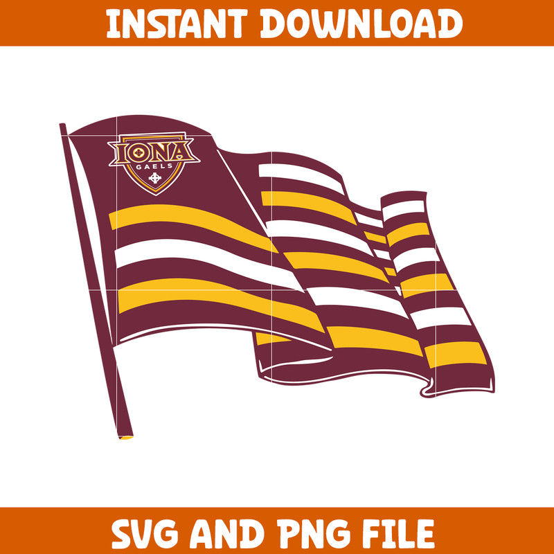 Iona gaels Svg, Iona gaels logo svg, IIona gaels University svg, NCAA Svg, sport svg, digital download (49).png
