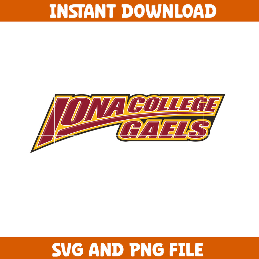 Iona gaels Svg, Iona gaels logo svg, IIona gaels University svg, NCAA Svg, sport svg, digital download (64).png