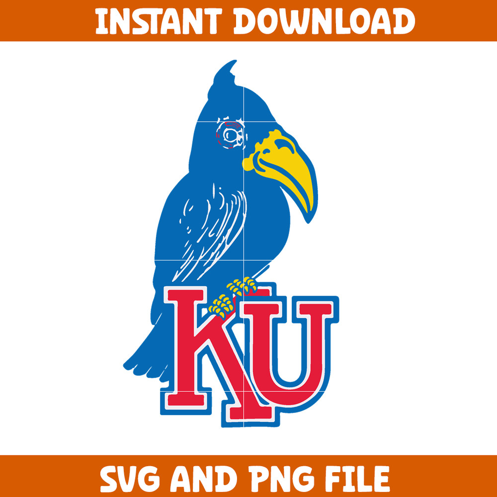 Kansas Jayhawks Svg, Kansas Jayhawks logo svg, Kansas Jayhawks University svg, NCAA Svg, sport svg (8).png
