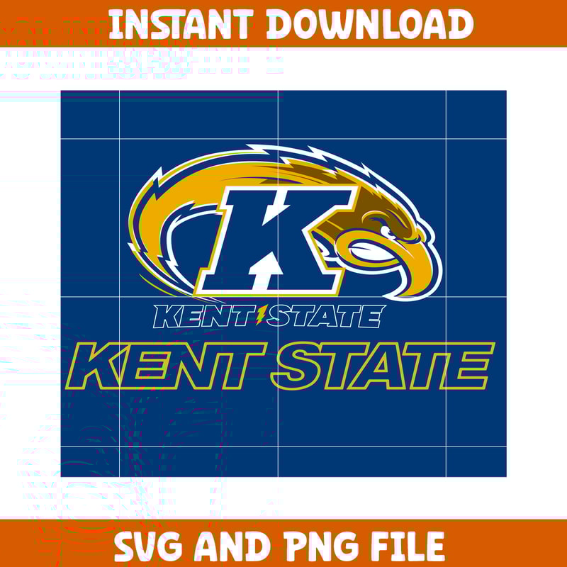 Kent State Golden Svg, Kent State Golden logo svg, Kent State Golden University svg, NCAA Svg, sport svg (56).png