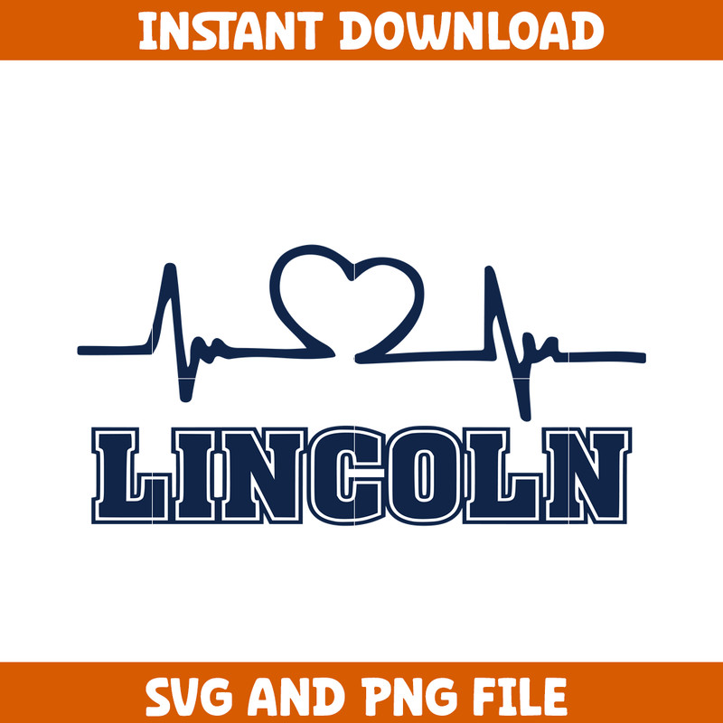 Lincoln ncaa Svg, Lincoln University logo svg, Lincoln University svg, NCAA Svg, sport svg (63).png