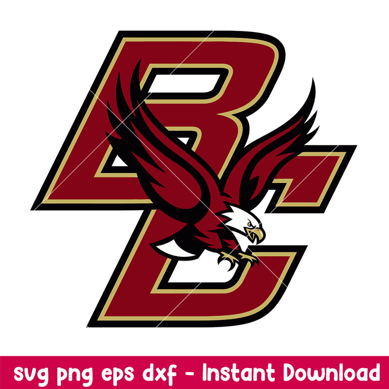 Boston College Eagles Logo Svg, Boston College Eagles Svg, NCAA Svg, Png Dxf Eps Digital File.jpeg