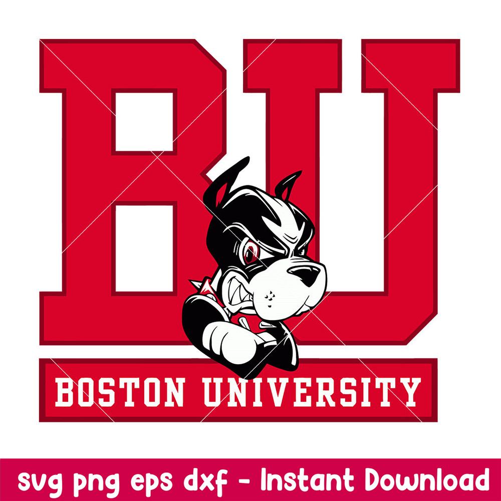 Boston University Terriers Logo Svg, Boston University Terriers Svg, NCAA Svg, Png Dxf Eps Digital File.jpeg
