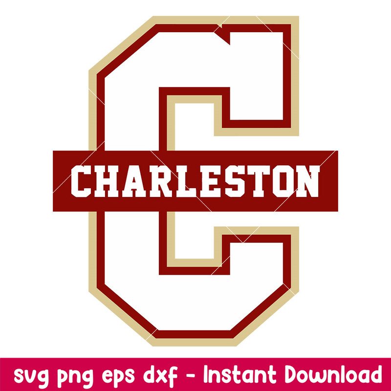 College of Charleston Cougars Logo  Svg, College of Charleston Cougars Svg, NCAA Svg, Png Dxf Eps Digital File.jpeg