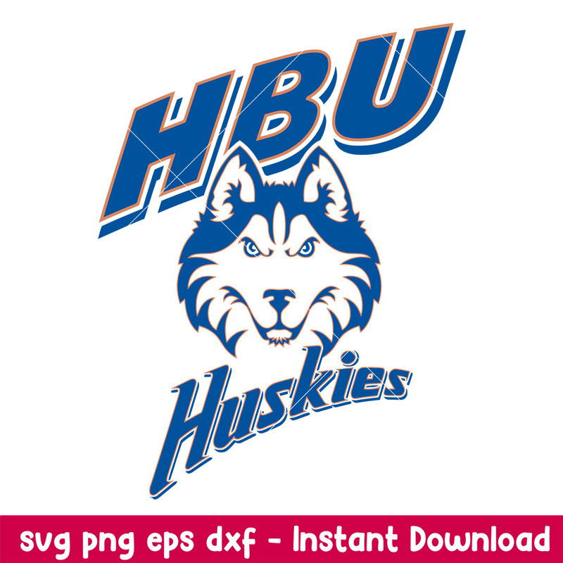 Houston Baptist Huskies Logo Svg, Houston Baptist Huskies Svg, NCAA Svg, Png Dxf Eps Digital File.jpeg