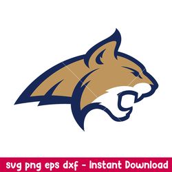 montana state bobcats logo svg, montana state bobcats svg, ncaa svg, png dxf eps digital file