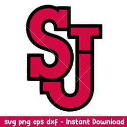 st john's red storm logo svg, st john's red storm svg, ncaa svg, png dxf eps digital file
