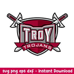troy trojans logo svg, troy trojans svg, ncaa svg, png dxf eps digital file