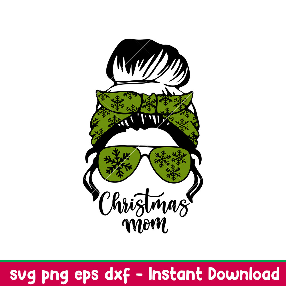 Christmas Mom, Christmas Mom Svg, Mom Life Svg, Merry Christmas Svg, png, eps, dxf file.jpeg