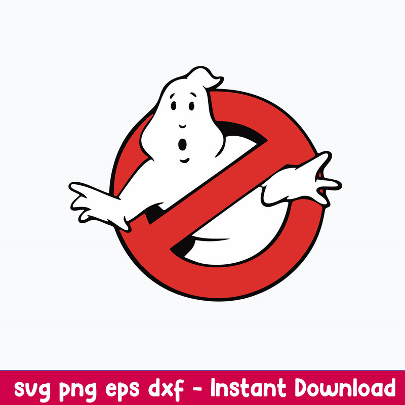 Ghostbusters Svg, Ghost Svg, Png Dxf Eps File.jpeg