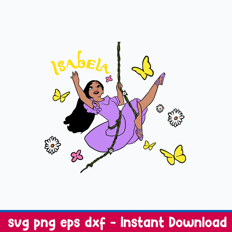 Isabel Encanto Svg, Madrigal Svg, Encanto Svg, Disney Svg, Png Dxf Eps File.jpeg