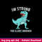 I_m Strong Food Allergy Awareness Svg, Dinosaur Svg, Png Dxf Eps File.jpeg