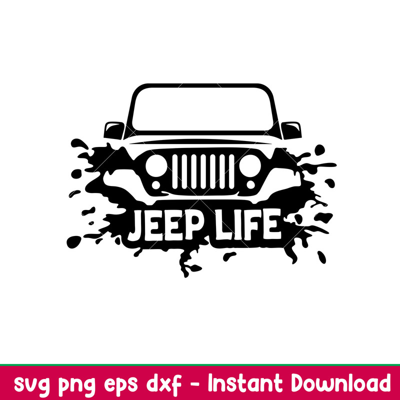 Jeep Life, Jeep Life Svg, Offroad Svg, Outdoors Svg, Outdoor Life Svg, png, dxf, eps file.jpeg