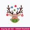 Masked Reindeer 2021 Svg, Christmas Svg, Png Dxf Eps File.jpeg
