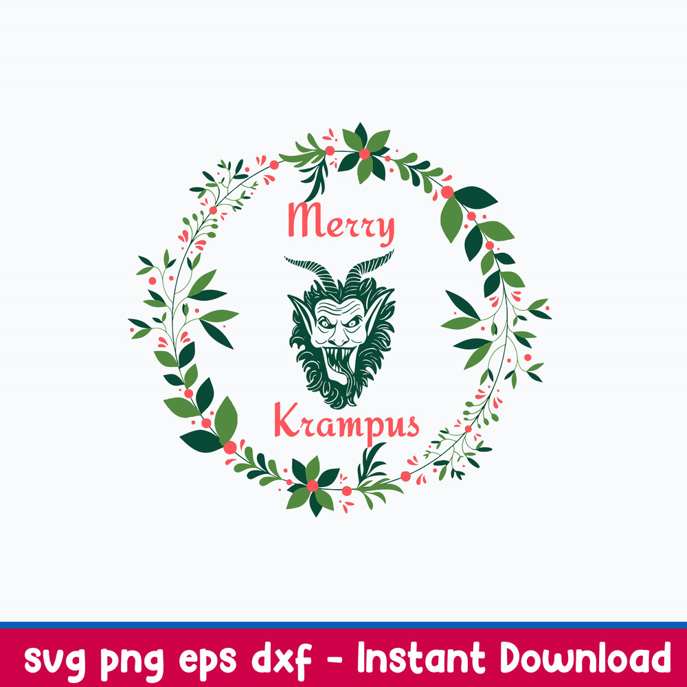 Merry Krampus Svg, Krampus Svg, christmas Svg, Png Dxf Eps File.jpeg