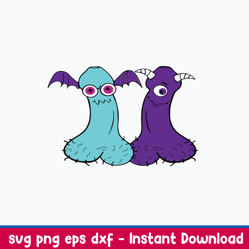 Monster Penis Svg, Funny Svg, Png Dxf Eps File.jpeg
