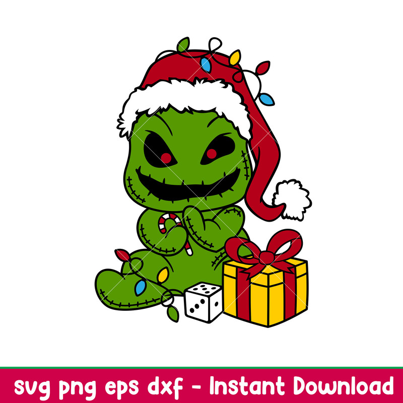 Sandy Claws Oogie Boogie, Sandy Claws Oogie Boogie Svg, Christmas Svg, Merry Christmas Svg, Santa Claus Svg, png,dxf,eps file.jpeg
