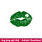St Patricks Day Kiss Lips, St Patricks day SVG, St Patricks svg, St Patrick svg, sexy St Patrick svg, Saint Patricks Day Svg Shamrock svg, lucky svg, lips svg,