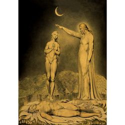 The Creation of Eve. Biblical style wall decoration. 412.