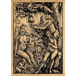 Three Fates. Vintage illustration with Clotho Lachesis and Atropos. Gift in vintage style. 562.
