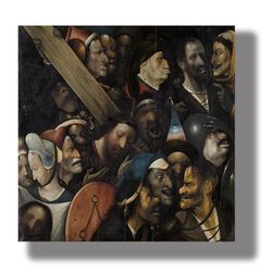Hieronymus Bosch: Christ Carrying the Cross. Medieval art. Religious style decoration. Hieronymus Bosch. 773.