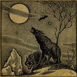 Two Werewolves under the Full Moon. 1114.