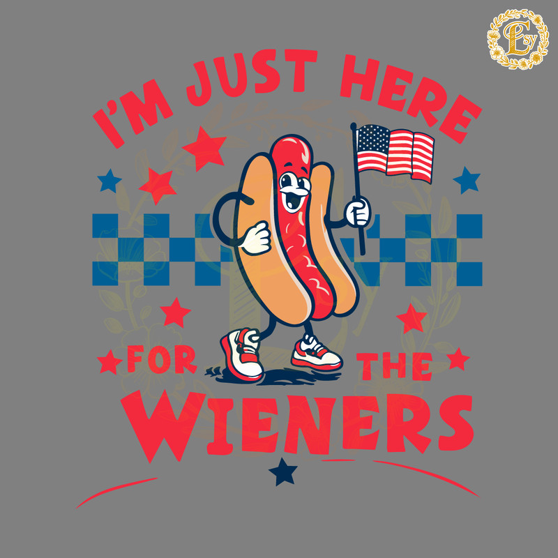 Checkered-Im-Just-Here-For-The-Wieners-SVG-Digital-Download-0306241056.png