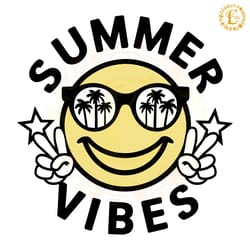 funny summer vibes smiley face svg digital download files