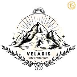 retro velaris city of starlight acotar svg