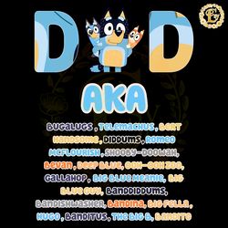 bluey dad aka bugalugs telemachus png digital download files